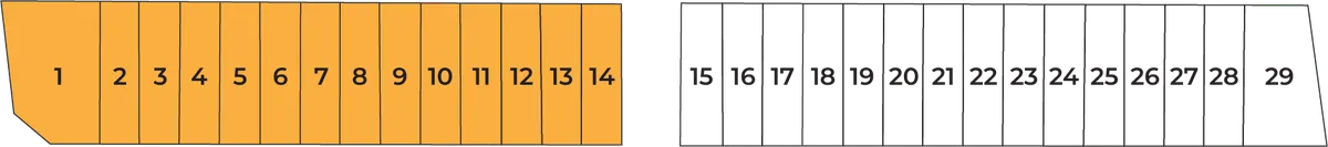 Lot 1-14 strip